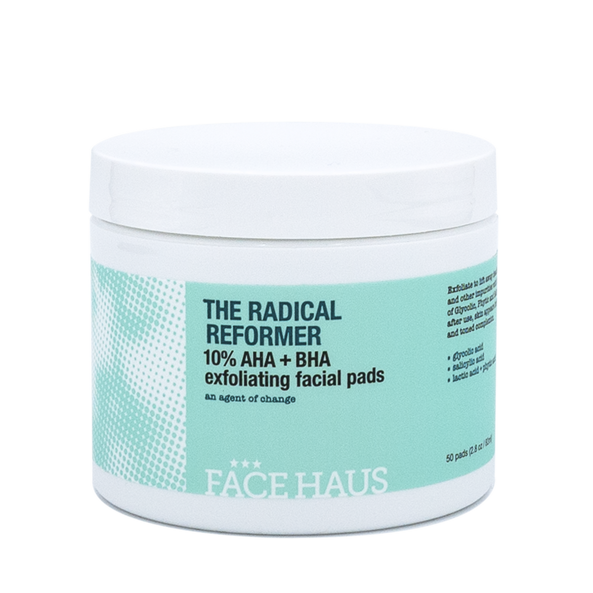 The Radical Reformer Exfoliating Facial Pads Face Haus